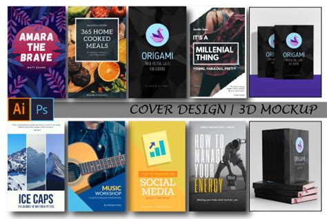 kdpall  covers book cover design realistic  mockup  bhavin fiverr