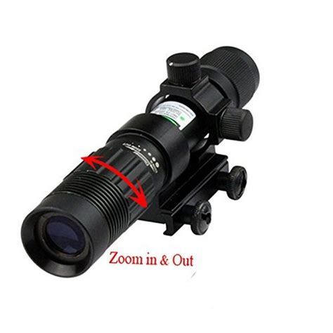 Fyzlcion Adjustable Green Laser Sight Designatorilluminatorflashlight
