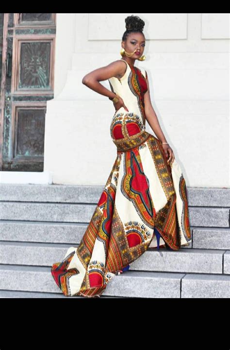 Dashiki Maxi Dress Dashiki Prom Dress Dashiki Wedding Dress African Print Dress By Couturena
