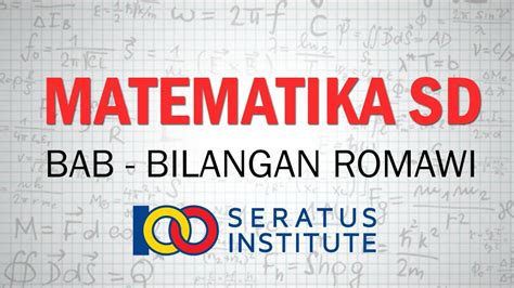 Contoh Latihan Soal Soal Mtk Kls Bilangan Romawi