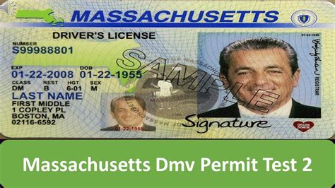 Massachusetts Dmv Permit Test 2 Youtube