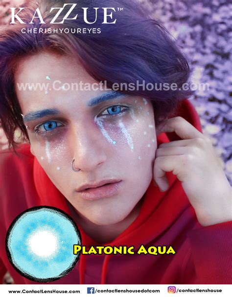 Platonic Aqua Sfx Contacts Lenses