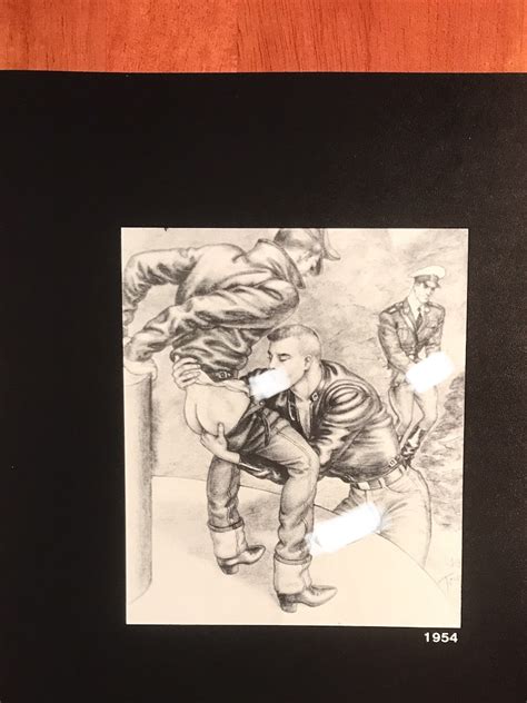 Art Page Print From TOM Of FINLAND Book Retrospective 1 Etsy