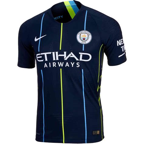 Nike jr breathe manchester city fc kit 2017 18. 2018/19 Nike Manchester City Away Match Jersey ...