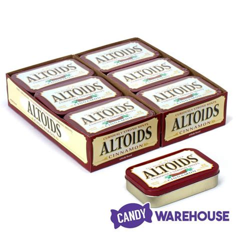 Altoids Mints Tins Cinnamon 12 Piece Box Candy Warehouse