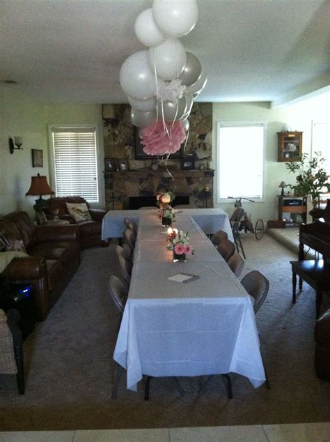 My Parents Surprise Anniversary Party Decor We Set Up The 3 Dinner