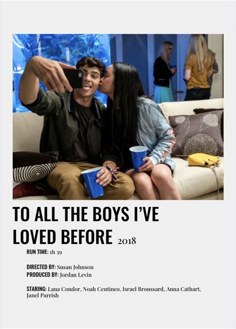 To All The Boys Ive Loved Before Movie Poster Alternative Movie