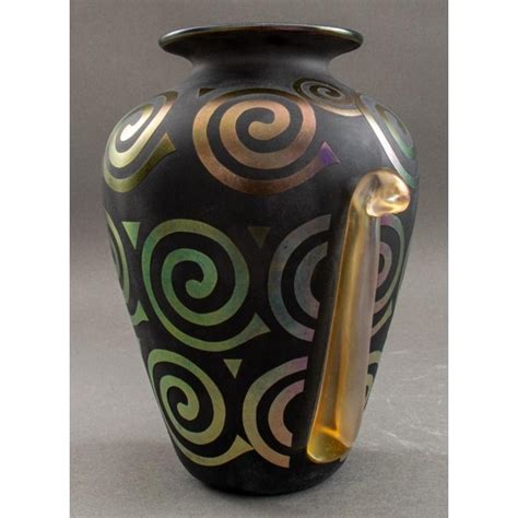 American Art Glass Numbered Edition Vase Chairish