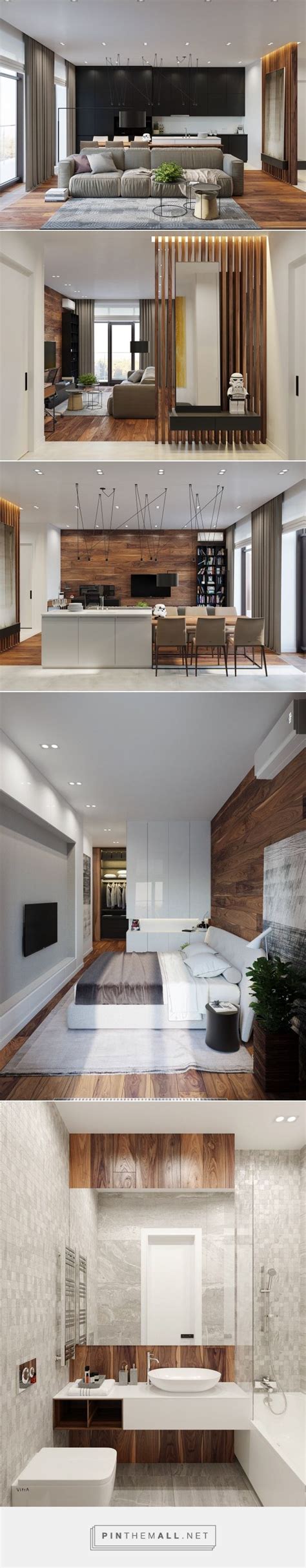 The Interior And Exterior Of A Modern House