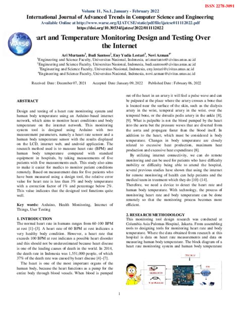 Pdf International Journal Of Advanced Trends In Computer Science And