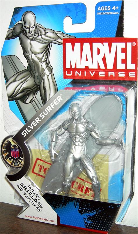 Silver Surfer Action Figure Marvel Universe 003 Hasbro