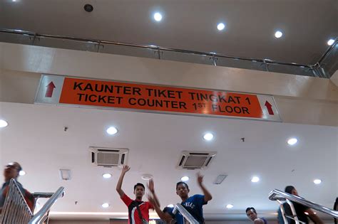Bus stop for star shuttle at mydin. Pudu Sentral, bus terminus for buses to Malaysia Northen ...