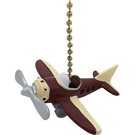 Aeroplane light ceiling fitting ceiling lights airplane. RED PLANE propeller AIRPLANE ceiling FAN PULL chain ...