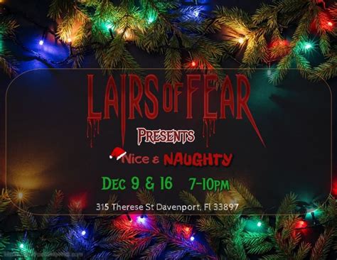 Lairs Of Fear Nice And Naughty 315 Therese St Davenport Fl United