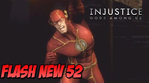 Injustice Gods Among Us Roupa Secreta Flash New 52 Youtube