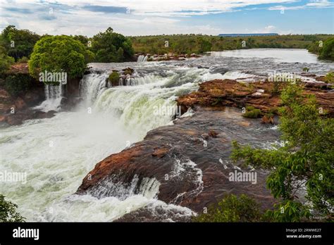Massive complex of waterfalls in Jalapão national park in Brazil Stock Photo Alamy