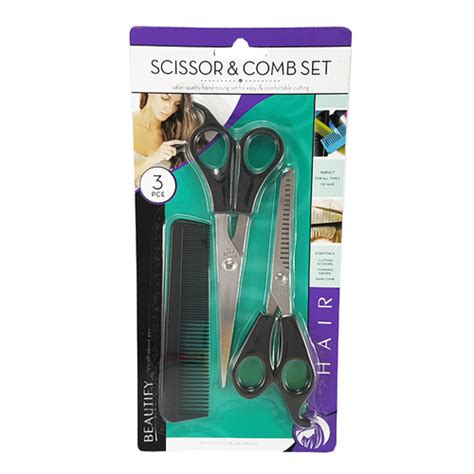 Beautify Scissor And Comb Set 3pcs