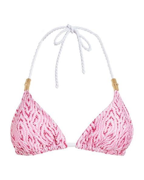 Heidi Klein Synthetic Ibiza Bikini Top In Pink Lyst Canada