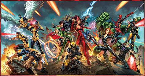The Avengers And X Men By J Scott Campbell 3096x1625 Rcomicwalls