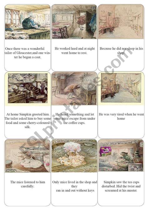 Beatrix Potter Stories Simple Past 1of 4 Esl Worksheet By Eeolyn1