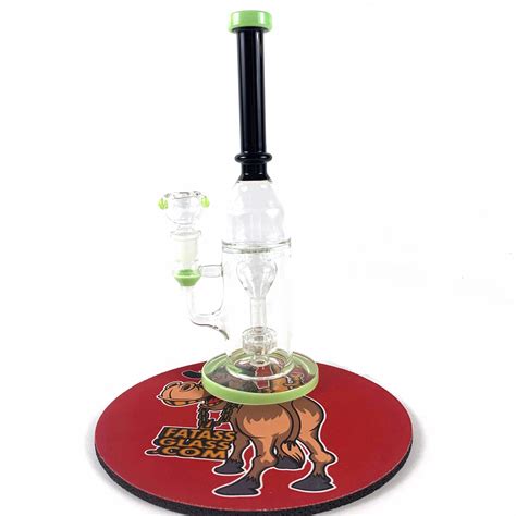 Fat Ass Glass Company Slime Slitted Disc Rig Leafly