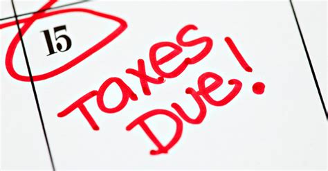 The Tax Filing Deadline Is Just Around The Corner