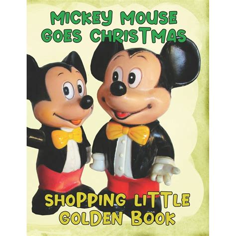Mickey Mouse Goes Christmas Shopping Little Golden Book Mickey Mouse