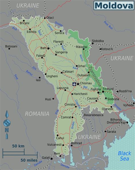 Moldávia Mapas Geográficos Da Moldávia