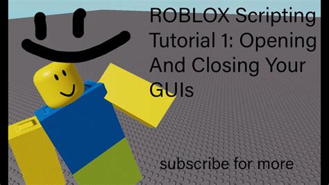 Roblox Scripting Tutorial 1 Opening And Closing Frames And Guis Youtube