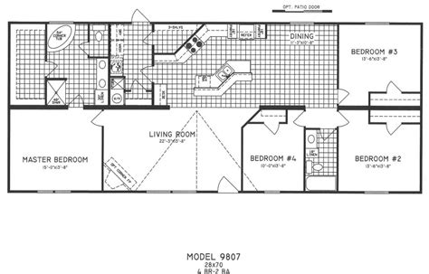 Https://techalive.net/home Design/1998 Fleetwood Double Wide Mobile Home Floor Plans
