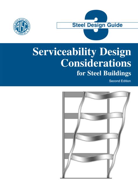 Aisc Design Guide 03 Serviceability Design Considerations For Steel