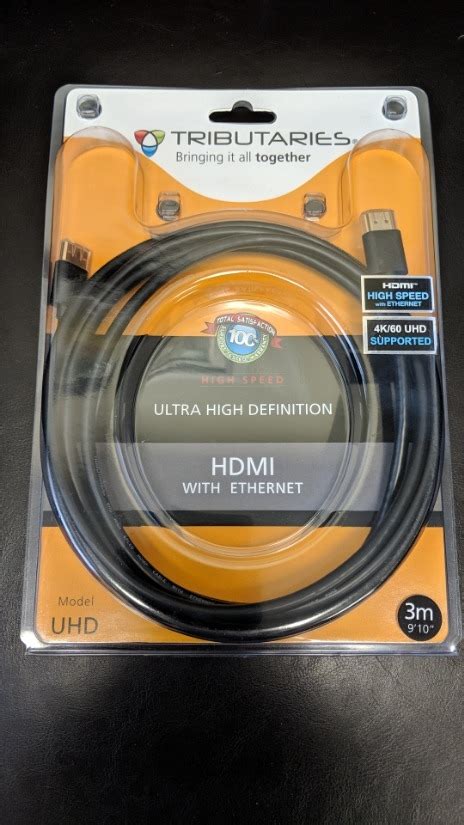 Tributaries Uhd Hdmi Cable 3m Dealer Ad Canuck Audio Mart