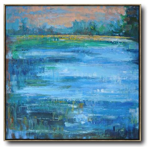 Large Abstract Painting On Canvasoversized Abstract Landscape Oil