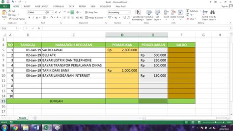 Cara Membuat Grafik Laporan Keuangan Di Excel Wargacoid