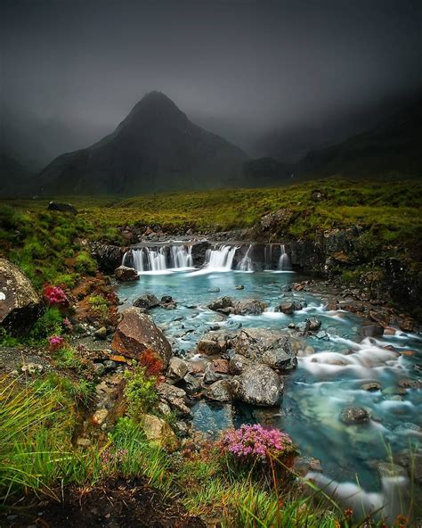 The Fairy Pools Glen Brittle Isle Of Skye Scotland By Matt Deamer