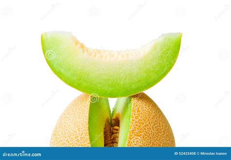 Melon Honeydew And A Slice Stock Photo Image 52433408
