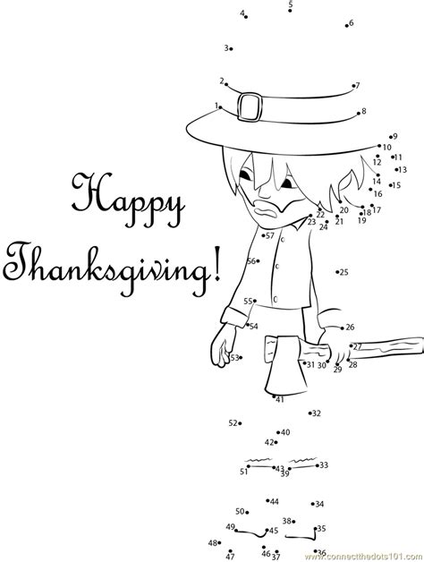 Find the hidden turkey by connecting the dots. Best Happy Thanksgiving Day dot to dot printable worksheet ...