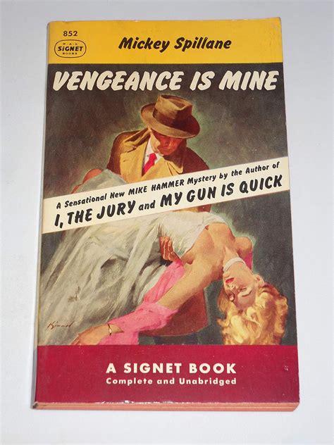 Vengeance Is Mine Spillane Mickey 9780451146878 Books