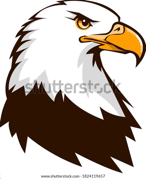 American Eagle Head Portrait Vector Illustration Stock Vector Royalty