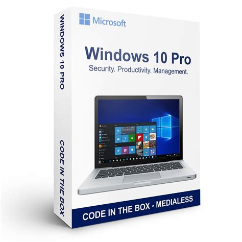 Windows 10 Pro Code In The Box Licente Software Esd