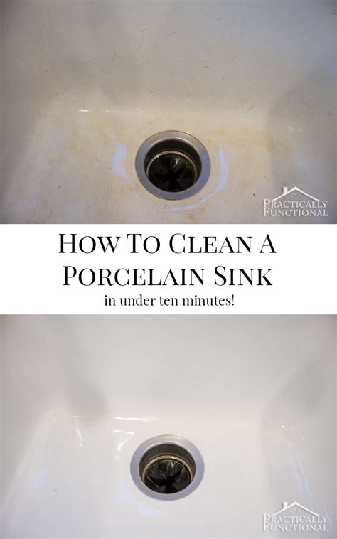 How To Clean A Porcelain Sink Including The Stains And Scuff Marks
