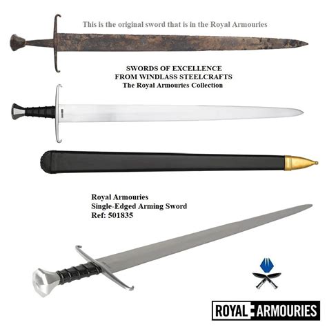 Royal Armouries Single Edged Arming Sword Southern Swords Ltd
