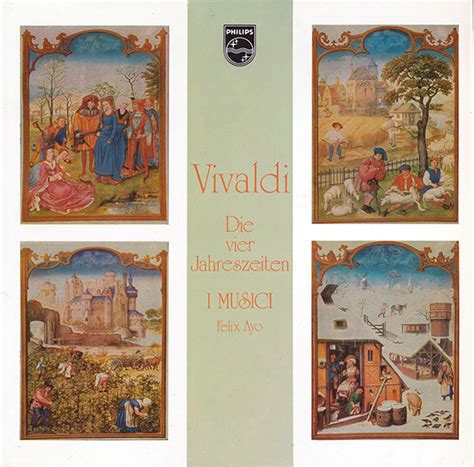 Vivaldi betreute das orchester des ospedale della pietà (eines von vier heimen in venedig für waisenmädchen), und zwar ab 1703 als maestro di violino, ab 1704 zusätzlich als maestro di viola all'inglese. Vivaldi* - I Musici, Felix Ayo* - Die Vier Jahreszeiten ...