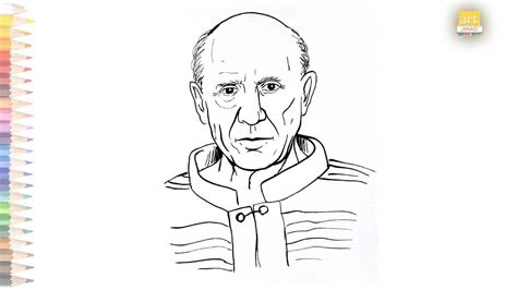 Pablo Picasso Drawing How To Draw Picasso Drawing Easy Step By Step