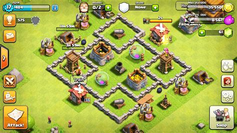 Clash Of Clans Town Hall 4 Defense Coc Th4 Best Farming Base Layout