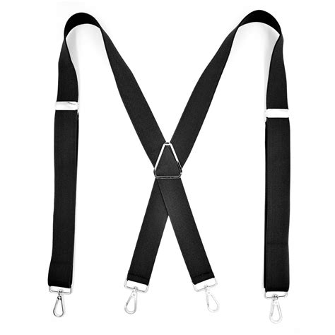 Fashion Suspenders Braces For Women Men With Snap Hooks On Belts Loops