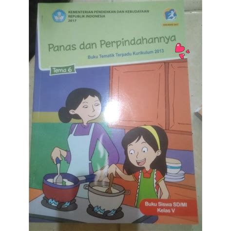 Jual Buku Tematik Kelas Tema Panas Dan Perpindahannya Shopee Indonesia