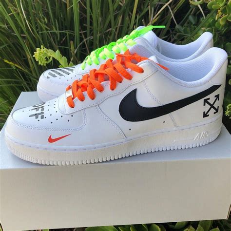 Off White Custom Air Force 1 Airforce Military