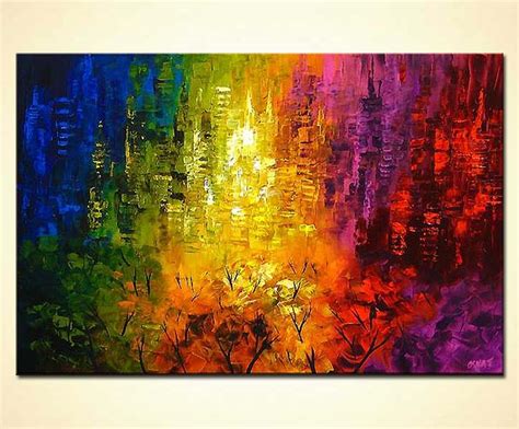 Painting For Sale Colorful Abstract Art Wall Decor 4088