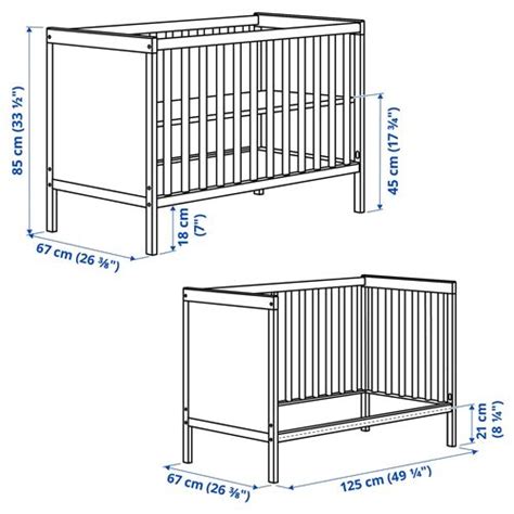 Sundvik Beyaz X Cm Bebek Karyolas Ikea